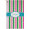 Grosgrain Stripe Golf Towel - Poly-Cotton Blend - Small w/ Name or Text