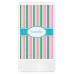 Grosgrain Stripe Guest Towels - Full Color (Personalized)