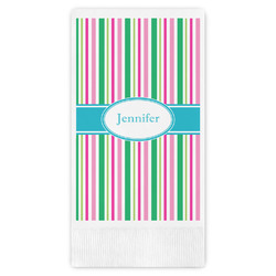 Grosgrain Stripe Guest Towels - Full Color (Personalized)