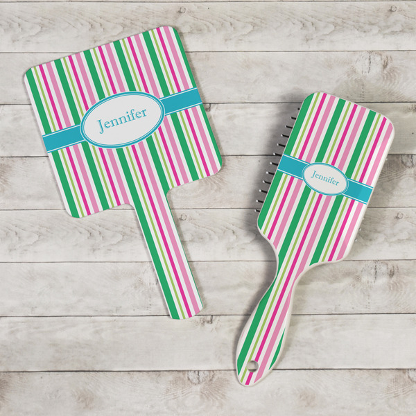 Grosgrain Stripe Hand Mirrors - In Context