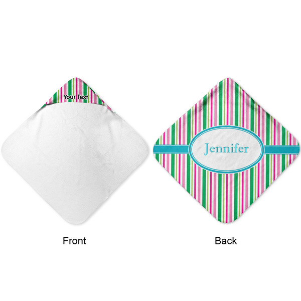 Grosgrain Stripe Hooded Baby Towel- Approval