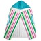 Grosgrain Stripe Hooded Towel - Folded