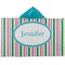 Grosgrain Stripe Kids Hooded Towel (Personalized)