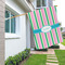 Grosgrain Stripe House Flags - Double Sided - LIFESTYLE