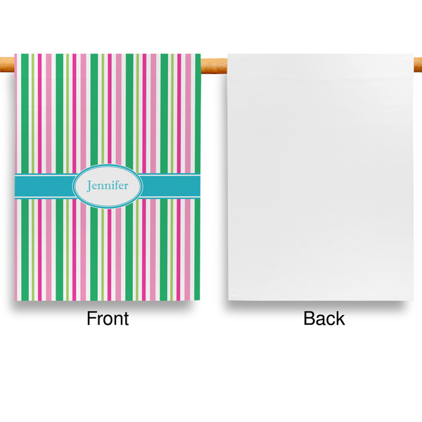 Grosgrain Stripe House Flags - Single Sided - APPROVAL