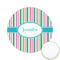 Grosgrain Stripe Printed Cookie Topper - 2.15" (Personalized)
