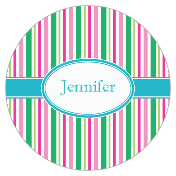 Grosgrain Stripe Icing Circle - Small - Single