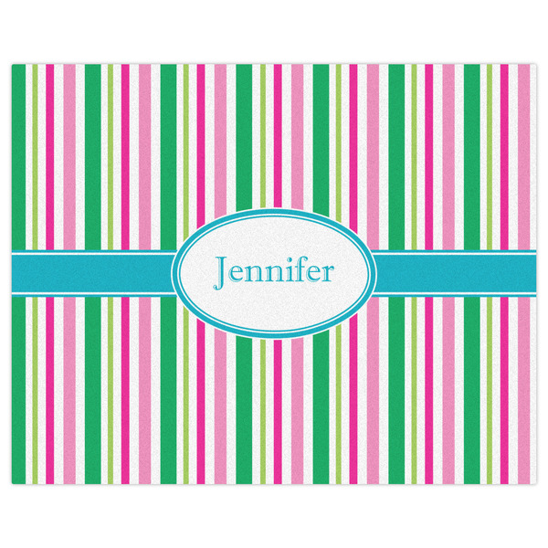 Grosgrain Stripe Indoor / Outdoor Rug - 8'x10' - Front Flat