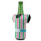 Grosgrain Stripe Jersey Bottle Cooler - ANGLE (on bottle)