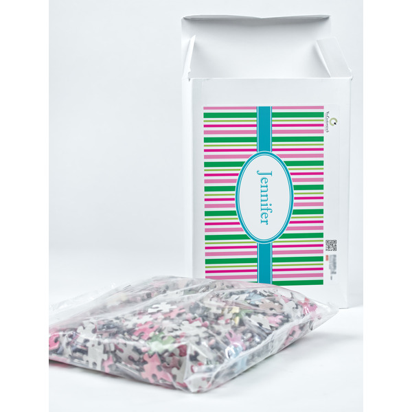 Grosgrain Stripe Jigsaw Puzzle 1014 Piece - Box