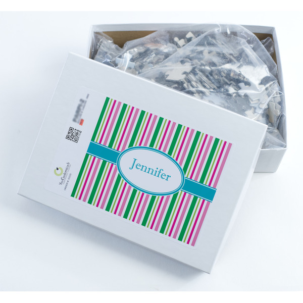 Grosgrain Stripe Jigsaw Puzzle 500 Piece - Box