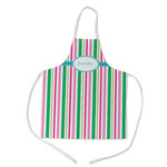Grosgrain Stripe Kid's Apron w/ Name or Text