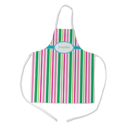 Grosgrain Stripe Kid's Apron - Medium (Personalized)