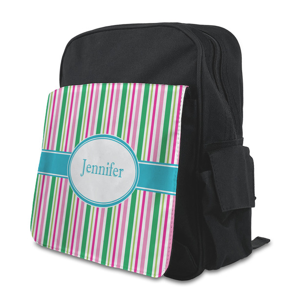 Custom Grosgrain Stripe Preschool Backpack (Personalized)