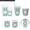 Grosgrain Stripe Kid's Drinkware - Customized & Personalized