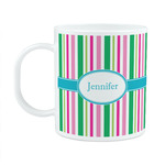 Grosgrain Stripe Plastic Kids Mug (Personalized)