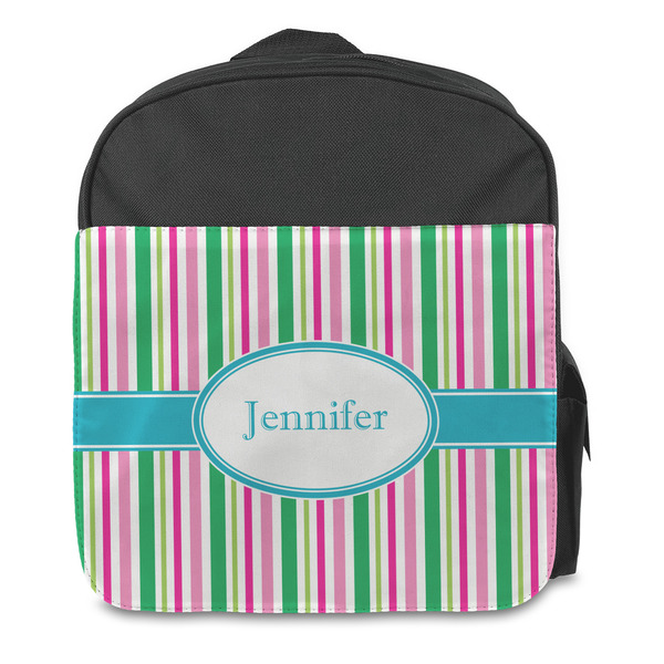 Grosgrain Stripe Kids Backpack - Front