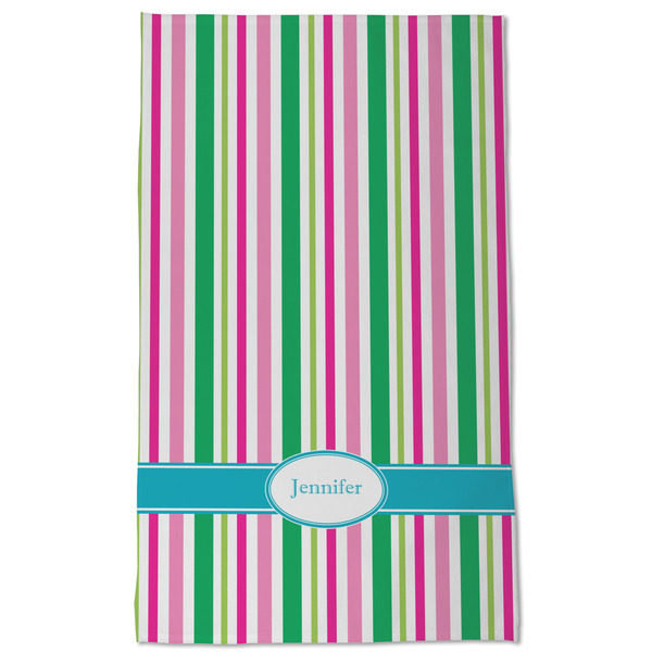 Grosgrain Stripe Kitchen Towel - Poly Cotton - Full Front