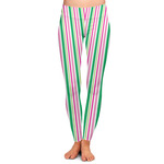 Grosgrain Stripe Ladies Leggings - Large