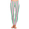 Grosgrain Stripe Ladies Leggings - Extra Large