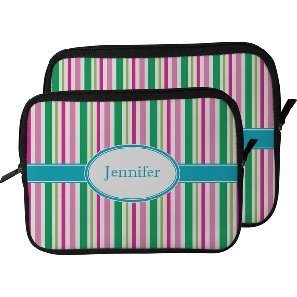 Grosgrain Stripe Laptop Sleeve (Size Comparison)