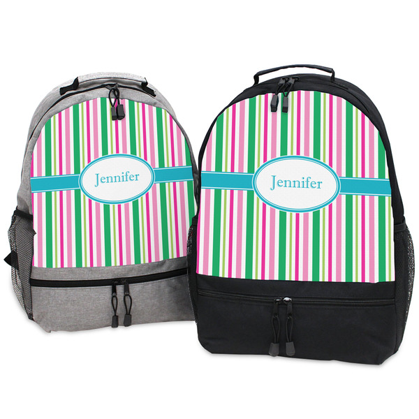 Grosgrain Stripe Large Backpacks - Both