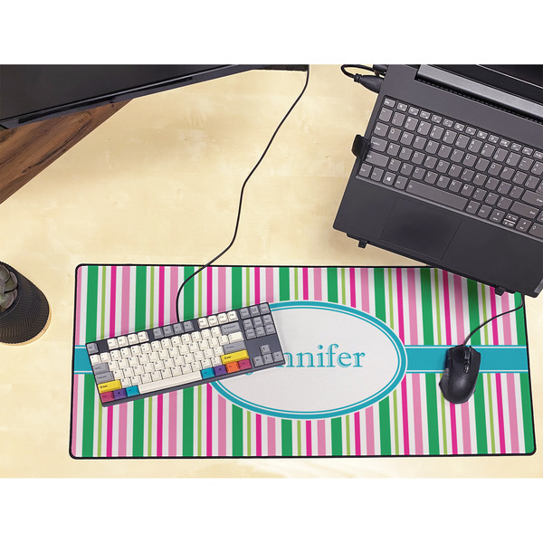 Grosgrain Stripe Large Gaming Mats - LIFESTYLE