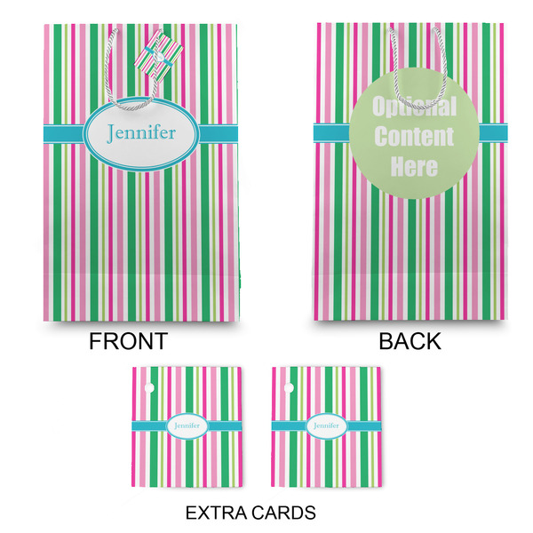 Grosgrain Stripe Large Gift Bag - Approval