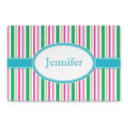 Grosgrain Stripe Large Rectangle Car Magnet (Personalized)