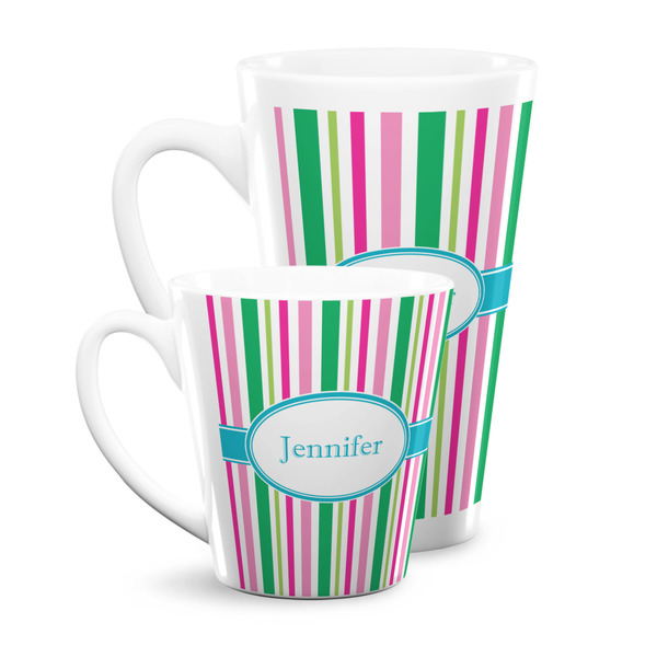 Grosgrain Stripe Latte Mugs Main