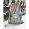 Grosgrain Stripe Laundry Bag in Laundromat
