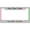 Grosgrain Stripe License Plate Frame - Style B (Personalized)