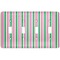 Grosgrain Stripe Light Switch Cover (4 Toggle Plate)