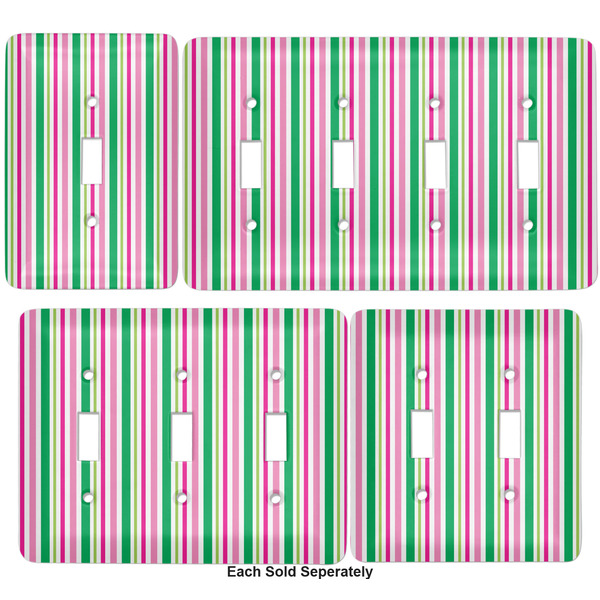 Grosgrain Stripe Light Switch Covers all sizes