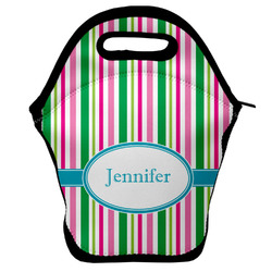 Grosgrain Stripe Lunch Bag w/ Name or Text
