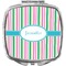 Grosgrain Stripe Compact Makeup Mirror (Personalized)
