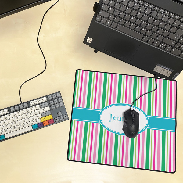 Grosgrain Stripe Medium Gaming Mats - LIFESTYLE