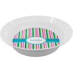 Grosgrain Stripe Melamine Bowl (Personalized)