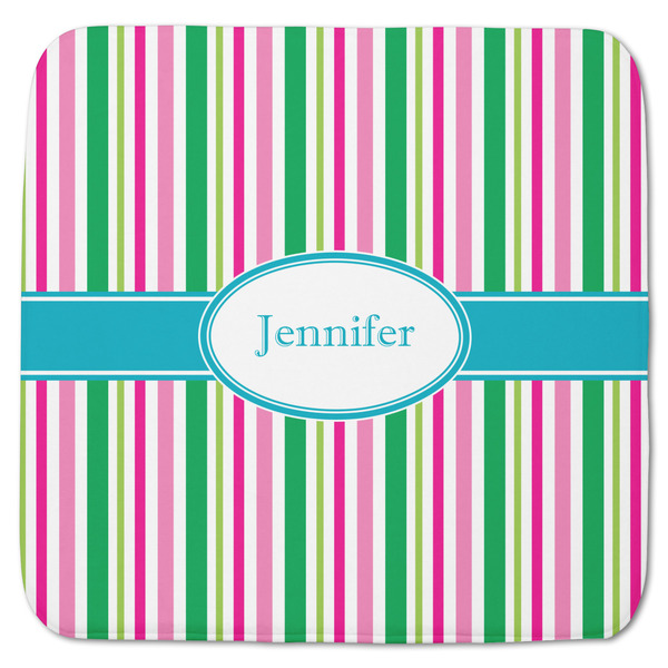 Custom Grosgrain Stripe Memory Foam Bath Mat - 48"x48" (Personalized)