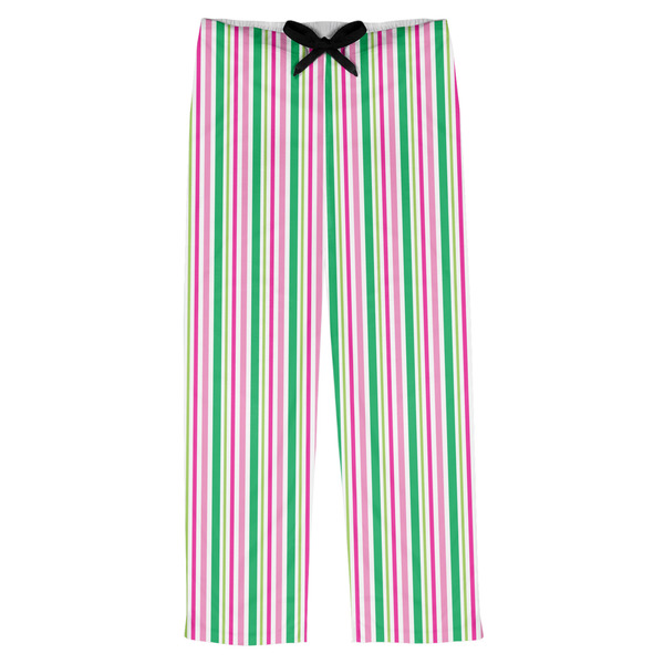 Custom Grosgrain Stripe Mens Pajama Pants - L