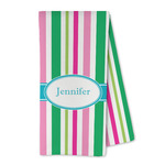 Grosgrain Stripe Kitchen Towel - Microfiber (Personalized)