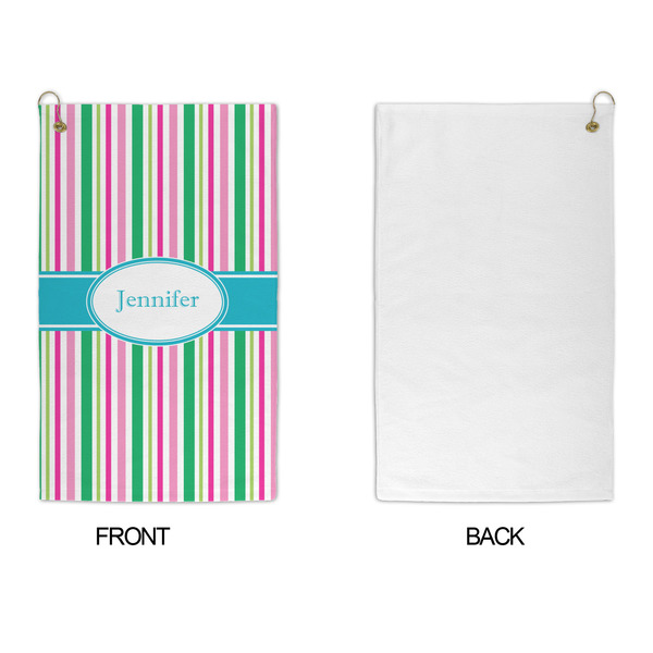 Grosgrain Stripe Microfiber Golf Towels - APPROVAL