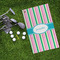 Grosgrain Stripe Microfiber Golf Towels - LIFESTYLE