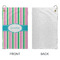 Grosgrain Stripe Microfiber Golf Towels - Small - APPROVAL