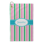 Grosgrain Stripe Microfiber Golf Towel - Small (Personalized)
