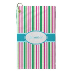 Grosgrain Stripe Microfiber Golf Towel - Small (Personalized)