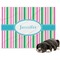 Grosgrain Stripe Dog Blanket - Large (Personalized)