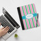 Grosgrain Stripe Notebook Padfolio - LIFESTYLE (large)
