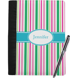 Grosgrain Stripe Notebook Padfolio - Large w/ Name or Text