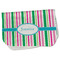 Grosgrain Stripe Burp Cloth - Fleece w/ Name or Text